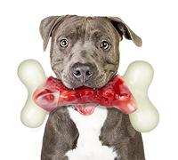 Dog Toys for Aggressive Chewers, Dog Toys for Large Dogs, Indestructible Dog Toy, Dog Chew Toys for Medium/Large Breed Dogs, Best Dog Toys to Keep Them Busy, Real Bacon Flavored