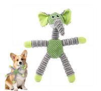 Dog Toys for Aggressive Chewers, Indestructible Plush Dog ToyS with Squeaky, Interactive Soft Puppy Chew Toy for Teething, Small Medium Large Dogs, Tough Anxiety Relief Indoor Play (elephant)