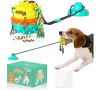 Dog Toys for Aggressive Chewers Interactive Indestructible Puzzle Stimulating Chew Toy Suction Cup Tug of War Enrichment Rope Boredom Busy Self Play Food Teething Puppy Dispensing Squeaky Ball Dogs