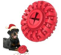 Dog Toys for Aggressive Chewers, Natural Rubber Indestructible Dog Toys Treat Dispenser for Power Chewers, Durable Dog Chew Toy for Medium and Large Breed, Fun to Chew, Chase and Fetch