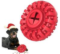 Dog Toys for Aggressive Chewers, Natural Rubber Indestructible Dog Toys Treat Dispenser for Power Chewers, Durable Dog Chew Toy for Medium and Large Breed, Fun to Chew, Chase and Fetch