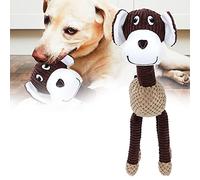 Dog Toys For Aggressive Chewers, Puppy Toys Dog Stuffed Animals Play Pet Puppy Molar Training Sound To Keep Them Busy For Small, Medium, and Large (Brown)