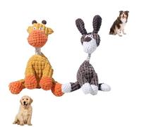 Dog Toys for Aggressive Chewers Small Medium Large Breed, 2025 Upgrade Dog Squeaky Chew Toys for Teething, Stuffed Animal Plush for Dogs (C)