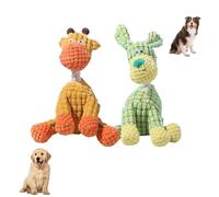 Dog Toys for Aggressive Chewers Small Medium Large Breed, 2025 Upgrade Dog Squeaky Chew Toys for Teething, Stuffed Animal Plush for Dogs (A)