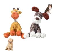 Dog Toys for Aggressive Chewers Small Medium Large Breed, 2025 Upgrade Dog Squeaky Chew Toys for Teething, Stuffed Animal Plush for Dogs (B)