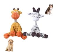 Dog Toys for Aggressive Chewers Small Medium Large Breed, 2025 Upgrade Dog Squeaky Chew Toys for Teething, Stuffed Animal Plush for Dogs (E)