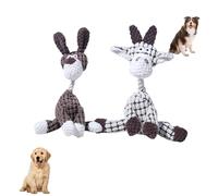 Dog Toys for Aggressive Chewers Small Medium Large Breed, 2025 Upgrade Dog Squeaky Chew Toys for Teething, Stuffed Animal Plush for Dogs (G)