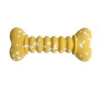 Dog Toys for Chewing | Rubber Bone Teeth Dog Toy | Bite-Resistant Teeth Cleaning Funny Balls Calming for Puppy Small Pets Mental Enrichment Home Indoor Outdoor Play