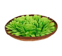 dog toys. Green Interactive Pet Dog Toys Round Pet Sniffing Pad Washable Training Blanket Feeding Mat 1Pcs