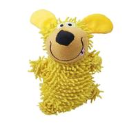 Dog Toys, Plush Squeaky Dog Toys Interactive Rattle Toy Mop Plush Dog Biting and Making Sounds Throwing and Grinding Teeth Toy Large and Small Dog Training Interactive Toy (Yellow)