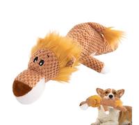 Dog Toys Plush | Squeaky Interactive Keep Them Busy Teething,Lion Stuffed Dog Toys,for Puppy Animal Pet Aggressive Chewers Relaxing