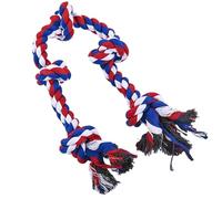 Dog Toys Rope, Tough Chewing Toy, 35.43x1.97x1.97 Inches Portable Sturdy Heavy Duty Oral, Rope for Medium Large Dogs, Puppy Teething Tool Teeth Cleaning
