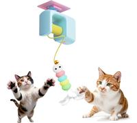 Dog Toys - Spinner Cat Toy, Dog & Cat Interactive Spinner Toy, Electric Motion-Sensing Ball, Auto-Moving Hunting Simulation Teaser, Rechargeable Pet Exercise (Blue,Basics)