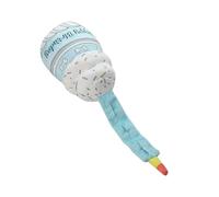 Dog Toys - Squeaking Dog Toy | Puppy Treat Toy | Cake Shaped with Food Dispenser Puzzle with Sound | Soft Realistic Interactive Aggressive Discer for Hearing Court
