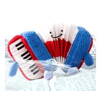 Dog Toys Squeaky Accordion Shape Sounding Food Hiding Teething Relief