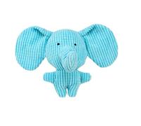 Dog toys with sound for self-entertainment and boredom relief; chewable and bite-resistant pet supplies. (Little Blue Elephant)