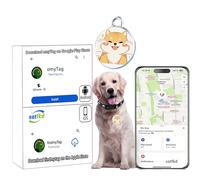 Dog Tracker-GPS Dog Collar-GPS Tracker for Dogs-Pet Tracker | Android and iOS Universal | No Monthly Fee | Waterproof | Works with Any Collar