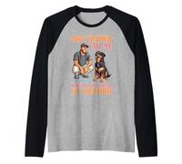 Dog Trainer Call Me to Fix Your Sit Together Raglan Baseball Tee