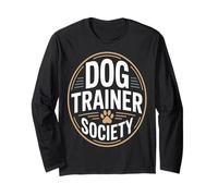 Dog Trainer Society Circle Logo for Trainers Long Sleeve T-Shirt
