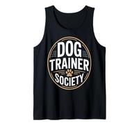 Dog Trainer Society Circle Logo for Trainers Tank Top