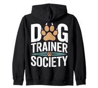 Dog Trainer Society Obedience Training Lover Zip Hoodie