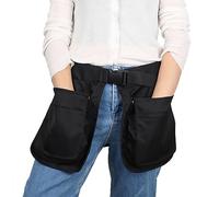 Dog Trainer Treat Pouch with Detachable Pockets, Hand Free Waist Belt Clip, Dog Handler Training Tools Storage Waist Pockets (Black)