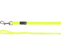 Dog Training and tracking leash Caspar Fluo yellow 15m 17mm