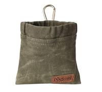 Dog Training Bag - Practical Treat Bag, Versatile Snack Bag, Dog Training Clicker with Carabiner for Exercises, Compact Training Travel Bag with Elastic Shrink Band, Ideal for Children, Army Green