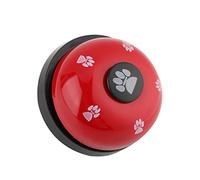 Dog Training Bell, Interactive Iron Pet Toy for Obedience and Playtime, Lightweight 7cm Collar Accessory for Dogs Cats (Red)