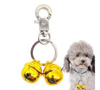 Dog Training Bells,Loud Cat and Dog Bells,Pet Tracker, Brass Dog Bell, Puppy Bells, Save Birds & Wildlife Handmade Copper bell, Pets Collar Charm Pendant Bells for Dogs Cats Harness Training