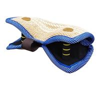 Dog Training Bite Pillow, Linen Material, 13 In / 33 Cm Thick, Blue Edge, Bite-Resistant For German Shepherds, Malinois, Police K-9, Ideal For Tug-Of-War, Puppy Interactive Play