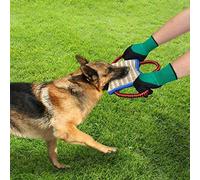 Dog Training Bite Pillow Linen Tug Toy with 3 Durable Handles German Shepherd