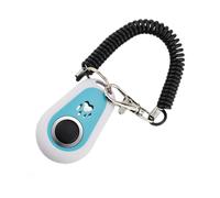 Dog Training Clicker - Stainless Steel | Puppy Training Clicker | Aggressive Behavior Correction Tool for Medium to Large Breeds for Hunting, Obedience, White, riferimento alla descrizione