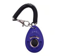 Dog Training Clicker with Wrist Strap - Durable & Lightweight Pet Clicker for Puppy, Cat, Bird & Horse Training - Easy to Use Behavioral Training Tool for Obedience & Positive Reinforcement-Dark Blue