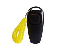 Dog Training Clickers 2 in 1 Whistle and Clicker Pet Tools with Wrist Strap Key Ring for Effective Sound of Dogs Cats Pets Obedience Skills Advanced Movements Commands