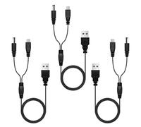 Dog Training Collar Charging Cord, 2-in-1 Magnetic and USB-C Dog Shock Collars Charger Cable for Dogs (3 Pack)