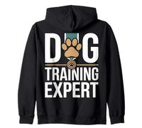 Dog Training Expert Professional Canine Obedience Coach Zip Hoodie