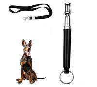 Dog Training Kit, Professional Recall Dog Training Whistle, Adjustable Ultrasonic Silent Dog Whistle(Black)