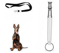 Dog Training Kit, Professional Recall Dog Training Whistle, Adjustable Ultrasonic Silent Dog Whistle(WHITE)