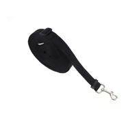 Dog Training Lead 7m X 1.5cm Nylon Heavy Duty Black | Metal Swivel Bolt Snap, Friction Reducing Design, Medium to Large Dogs, Teaching and Playing