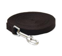Dog Training Lead Puppy Long Strong Tracking Leash Recall Line Black Horse Train Black Cotton Nylon Webbing Recall Obedience for Pet Long For Large, Medium and Small Dogs (3 Meter (10 Foot))