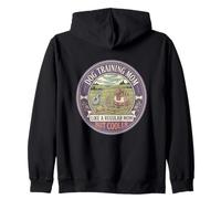 Dog Training Mom Like A Regular Mom But Cooler Trainer Mom Zip Hoodie