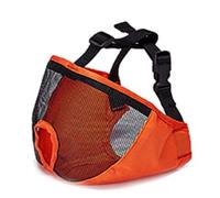 Dog Training Muzzle, for Short Snout Breeds - Ideal for Bulldog Training, Biting, Chewing, and Barking - Adjustable Fit - Gray - Size L