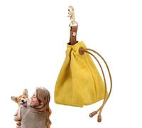 Dog Training Pouch | Wipe-Clean Snacks Holder | Dog Training Keychain Bag for Treats,for Jerky Chicken Beef Dried Food Walking Jogging Hiking Adventure Camping