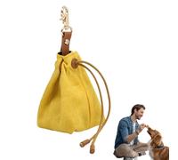 Dog Training Pouch - Wipe-Clean Snacks Holder | Dog Training Keychain Bag for Treats - for Walking Jogging Adventure Jerky Chicken Beef Dried Food Wet Wipes