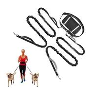 Dog Training Rope, Adjustable Reflective Dog Lanyard with Zipper Pocket, Reflective Strap for Running Urban Travel Cycling Jogging Outdoor Activities