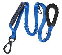 Dog Training Rope, Soft Adjustable Rope Pet, Heavy-Duty Shock-Absorbing Pets Lead, No-Pull Control Leashes for Dogs, Outdoor Walking and Training 2x1x130cm