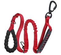 Dog Training Rope, Soft Adjustable Rope Pet, Heavy-Duty Shock-Absorbing Pets Lead, No-Pull Control Leashes for Dogs, Outdoor Walking and Training 2x1x130cm