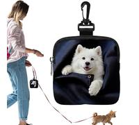 Dog Training Treat Bag, Cute Puppy Design Snack Dispenser | Training Treat Bag | Suitable for Small, Medium and Large Breeds for Home, Travel,