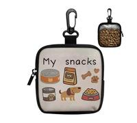 Dog Training Treat Bag with Quick Handle Portable Storage Container for Food, Reward Bag for Puppies and Small Animals - For Outdoor Camping Hiking Snacks On The Go
